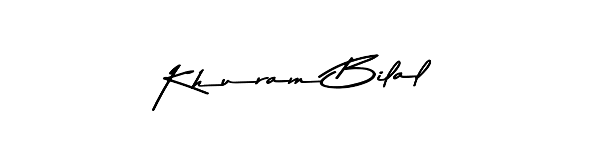 You should practise on your own different ways (Asem Kandis PERSONAL USE) to write your name (Khuram Bilal) in signature. don't let someone else do it for you. Khuram Bilal signature style 9 images and pictures png