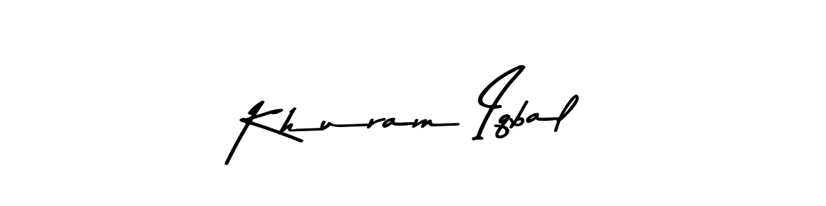 Similarly Asem Kandis PERSONAL USE is the best handwritten signature design. Signature creator online .You can use it as an online autograph creator for name Khuram Iqbal. Khuram Iqbal signature style 9 images and pictures png