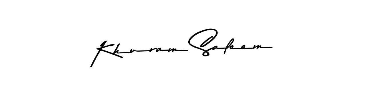 Also You can easily find your signature by using the search form. We will create Khuram Saleem name handwritten signature images for you free of cost using Asem Kandis PERSONAL USE sign style. Khuram Saleem signature style 9 images and pictures png