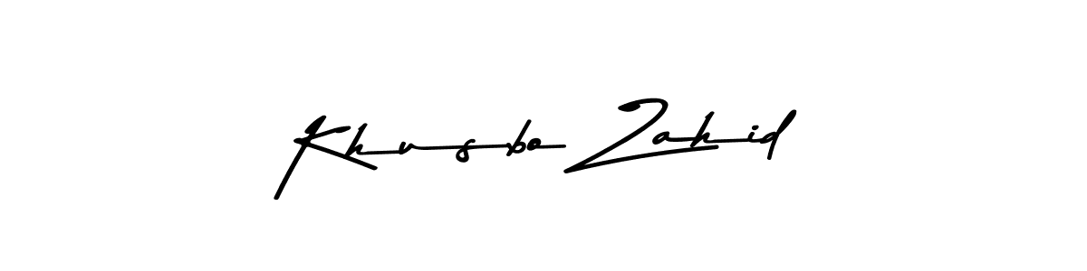 The best way (Asem Kandis PERSONAL USE) to make a short signature is to pick only two or three words in your name. The name Khusbo Zahid include a total of six letters. For converting this name. Khusbo Zahid signature style 9 images and pictures png