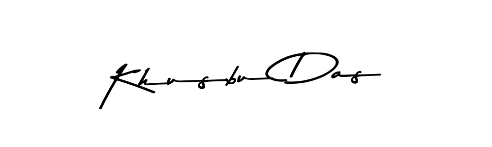 The best way (Asem Kandis PERSONAL USE) to make a short signature is to pick only two or three words in your name. The name Khusbu Das include a total of six letters. For converting this name. Khusbu Das signature style 9 images and pictures png