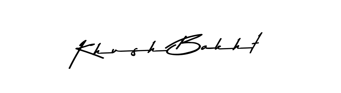 Also we have Khush Bakht name is the best signature style. Create professional handwritten signature collection using Asem Kandis PERSONAL USE autograph style. Khush Bakht signature style 9 images and pictures png