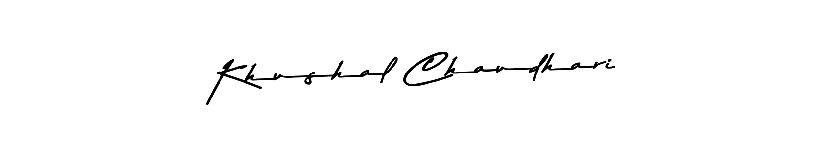 Here are the top 10 professional signature styles for the name Khushal Chaudhari. These are the best autograph styles you can use for your name. Khushal Chaudhari signature style 9 images and pictures png