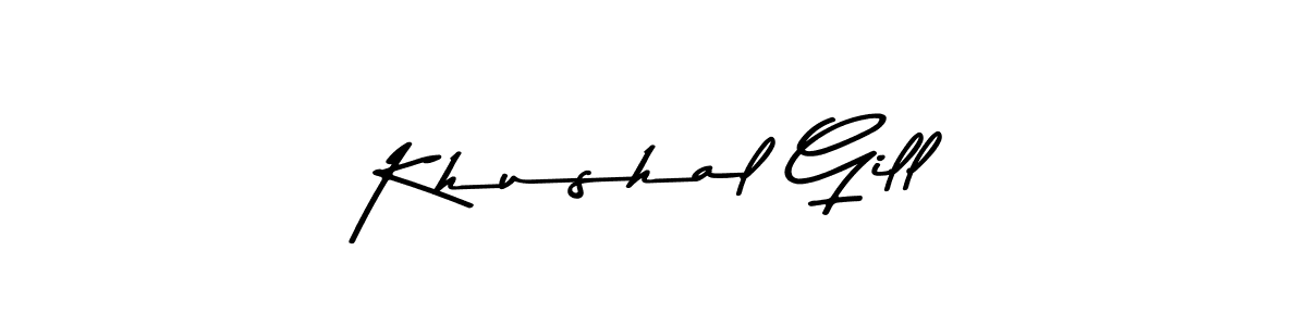Once you've used our free online signature maker to create your best signature Asem Kandis PERSONAL USE style, it's time to enjoy all of the benefits that Khushal Gill name signing documents. Khushal Gill signature style 9 images and pictures png