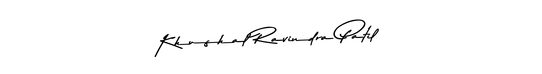 Make a beautiful signature design for name Khushal Ravindra Patil. With this signature (Asem Kandis PERSONAL USE) style, you can create a handwritten signature for free. Khushal Ravindra Patil signature style 9 images and pictures png