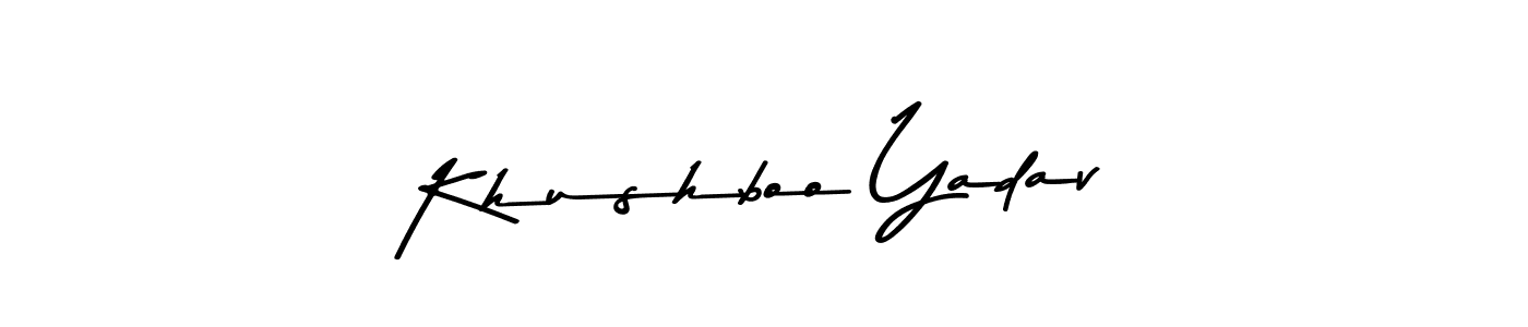 Also You can easily find your signature by using the search form. We will create Khushboo Yadav name handwritten signature images for you free of cost using Asem Kandis PERSONAL USE sign style. Khushboo Yadav signature style 9 images and pictures png