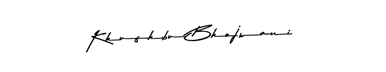 Here are the top 10 professional signature styles for the name Khushbu Bhojwani. These are the best autograph styles you can use for your name. Khushbu Bhojwani signature style 9 images and pictures png