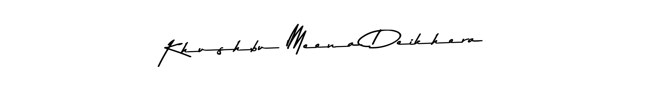 Here are the top 10 professional signature styles for the name Khushbu Meena Deikhera. These are the best autograph styles you can use for your name. Khushbu Meena Deikhera signature style 9 images and pictures png