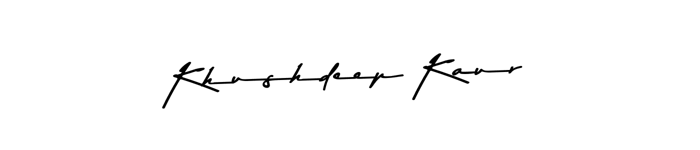 Use a signature maker to create a handwritten signature online. With this signature software, you can design (Asem Kandis PERSONAL USE) your own signature for name Khushdeep Kaur. Khushdeep Kaur signature style 9 images and pictures png