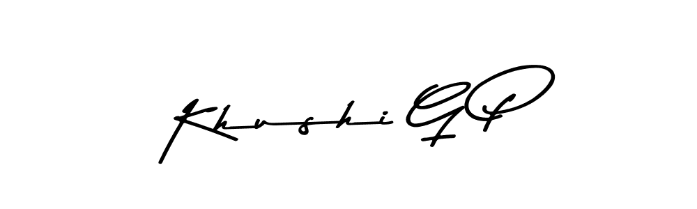 You can use this online signature creator to create a handwritten signature for the name Khushi G P. This is the best online autograph maker. Khushi G P signature style 9 images and pictures png