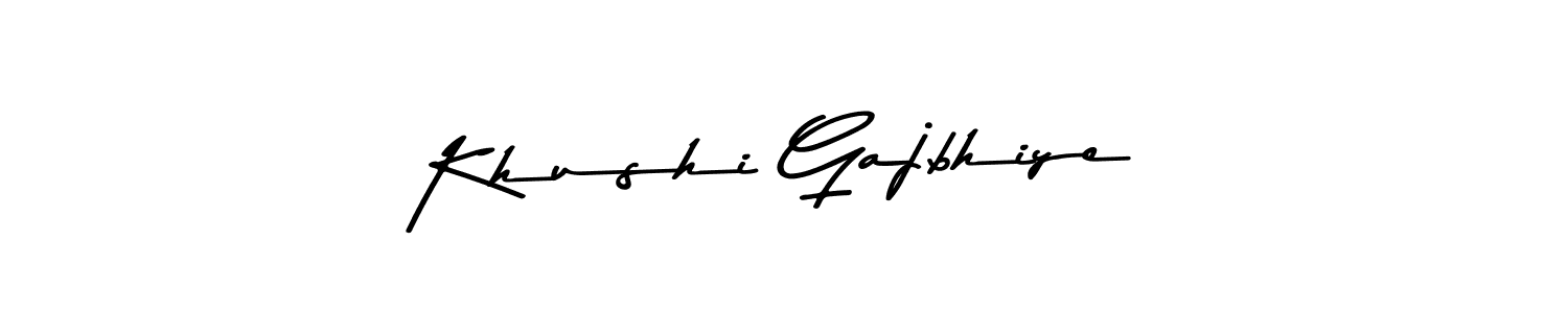 Here are the top 10 professional signature styles for the name Khushi Gajbhiye. These are the best autograph styles you can use for your name. Khushi Gajbhiye signature style 9 images and pictures png