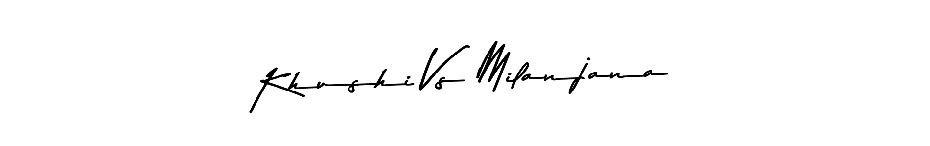 Once you've used our free online signature maker to create your best signature Asem Kandis PERSONAL USE style, it's time to enjoy all of the benefits that Khushi Vs Milanjana name signing documents. Khushi Vs Milanjana signature style 9 images and pictures png