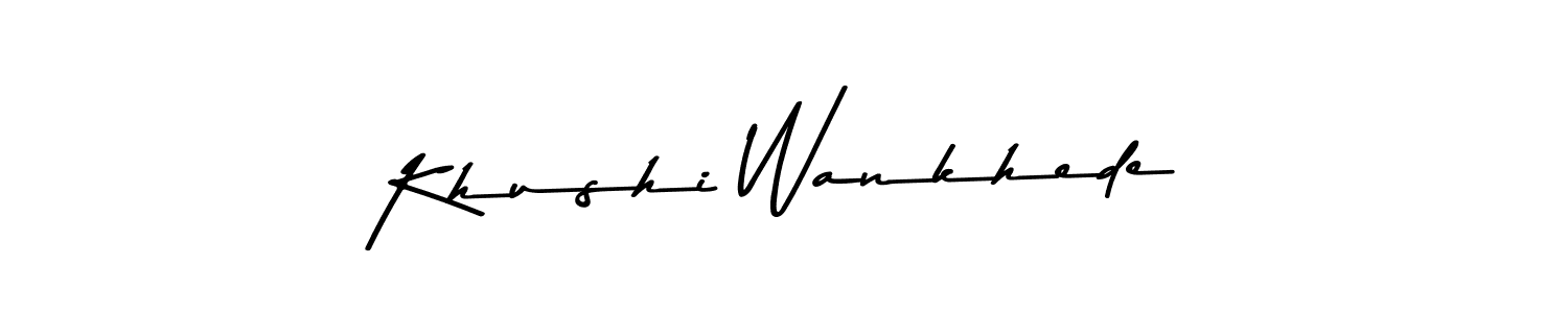 Check out images of Autograph of Khushi Wankhede name. Actor Khushi Wankhede Signature Style. Asem Kandis PERSONAL USE is a professional sign style online. Khushi Wankhede signature style 9 images and pictures png