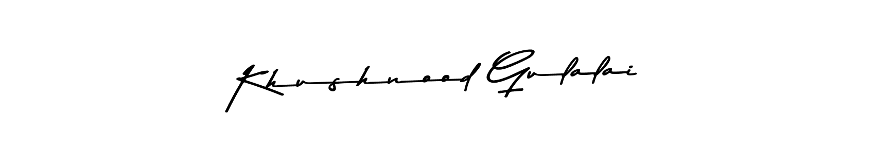 You should practise on your own different ways (Asem Kandis PERSONAL USE) to write your name (Khushnood Gulalai) in signature. don't let someone else do it for you. Khushnood Gulalai signature style 9 images and pictures png