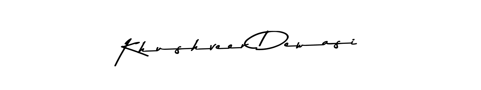 It looks lik you need a new signature style for name Khushveer Dewasi. Design unique handwritten (Asem Kandis PERSONAL USE) signature with our free signature maker in just a few clicks. Khushveer Dewasi signature style 9 images and pictures png