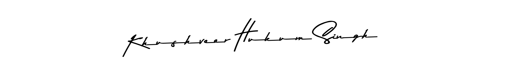 Khushveer Hukum Singh stylish signature style. Best Handwritten Sign (Asem Kandis PERSONAL USE) for my name. Handwritten Signature Collection Ideas for my name Khushveer Hukum Singh. Khushveer Hukum Singh signature style 9 images and pictures png