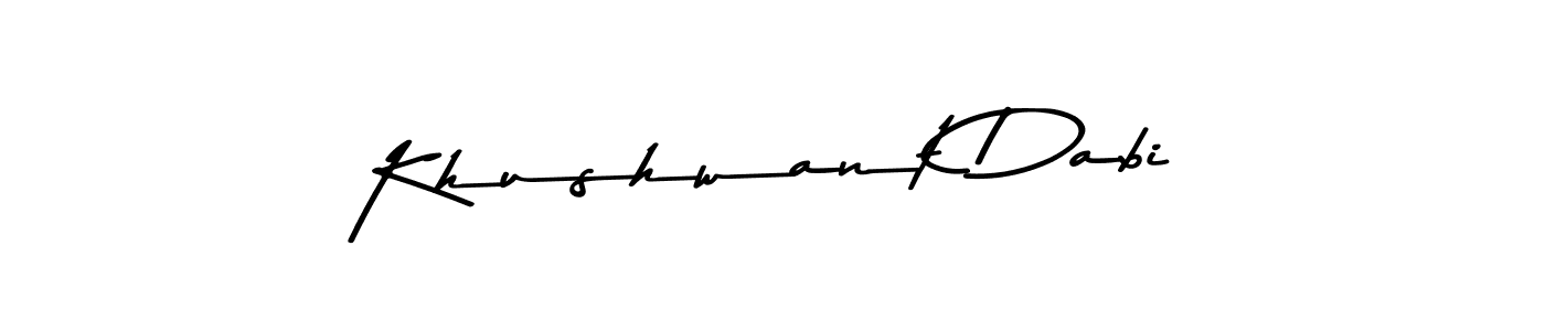 Asem Kandis PERSONAL USE is a professional signature style that is perfect for those who want to add a touch of class to their signature. It is also a great choice for those who want to make their signature more unique. Get Khushwant Dabi name to fancy signature for free. Khushwant Dabi signature style 9 images and pictures png