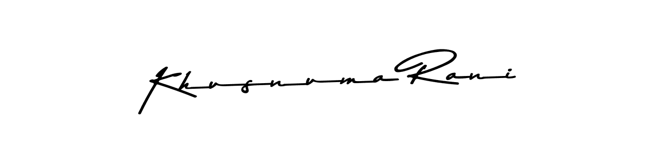 It looks lik you need a new signature style for name Khusnuma Rani. Design unique handwritten (Asem Kandis PERSONAL USE) signature with our free signature maker in just a few clicks. Khusnuma Rani signature style 9 images and pictures png