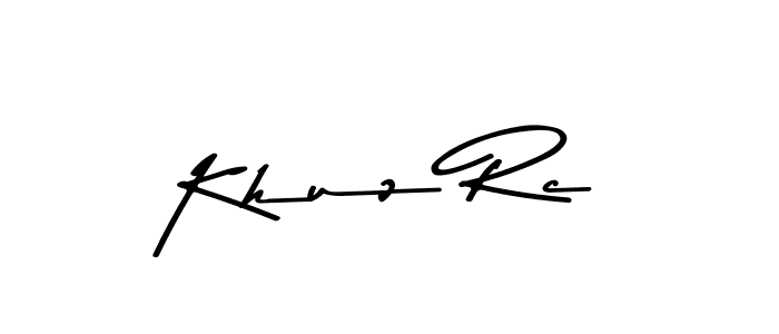 Make a beautiful signature design for name Khuz Rc. Use this online signature maker to create a handwritten signature for free. Khuz Rc signature style 9 images and pictures png