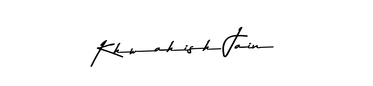 if you are searching for the best signature style for your name Khwahish Jain. so please give up your signature search. here we have designed multiple signature styles  using Asem Kandis PERSONAL USE. Khwahish Jain signature style 9 images and pictures png