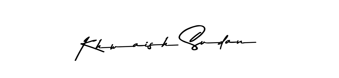 How to Draw Khwaish Sudan signature style? Asem Kandis PERSONAL USE is a latest design signature styles for name Khwaish Sudan. Khwaish Sudan signature style 9 images and pictures png