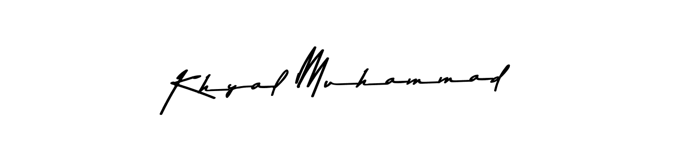 Make a beautiful signature design for name Khyal Muhammad. Use this online signature maker to create a handwritten signature for free. Khyal Muhammad signature style 9 images and pictures png