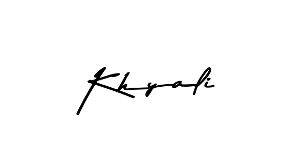 This is the best signature style for the Khyali name. Also you like these signature font (Asem Kandis PERSONAL USE). Mix name signature. Khyali signature style 9 images and pictures png