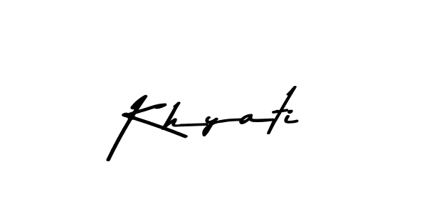 Asem Kandis PERSONAL USE is a professional signature style that is perfect for those who want to add a touch of class to their signature. It is also a great choice for those who want to make their signature more unique. Get Khyati name to fancy signature for free. Khyati signature style 9 images and pictures png