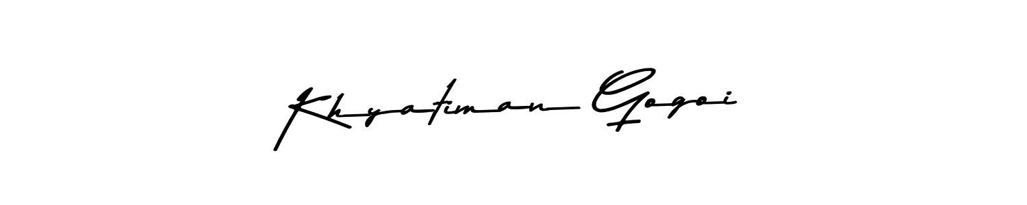 How to Draw Khyatiman Gogoi signature style? Asem Kandis PERSONAL USE is a latest design signature styles for name Khyatiman Gogoi. Khyatiman Gogoi signature style 9 images and pictures png