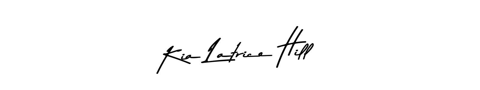 Make a beautiful signature design for name Kia Latrice Hill. Use this online signature maker to create a handwritten signature for free. Kia Latrice Hill signature style 9 images and pictures png
