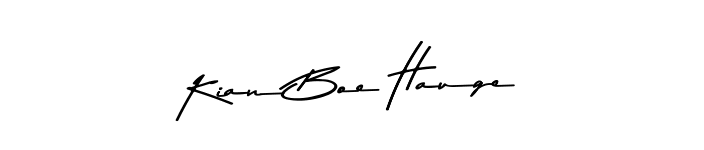 Design your own signature with our free online signature maker. With this signature software, you can create a handwritten (Asem Kandis PERSONAL USE) signature for name Kian Boe Hauge. Kian Boe Hauge signature style 9 images and pictures png
