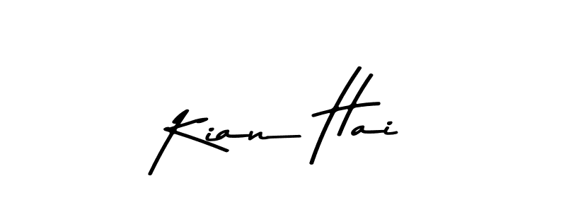Asem Kandis PERSONAL USE is a professional signature style that is perfect for those who want to add a touch of class to their signature. It is also a great choice for those who want to make their signature more unique. Get Kian Hai name to fancy signature for free. Kian Hai signature style 9 images and pictures png