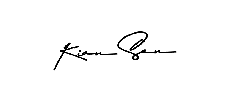 You can use this online signature creator to create a handwritten signature for the name Kian Sen. This is the best online autograph maker. Kian Sen signature style 9 images and pictures png