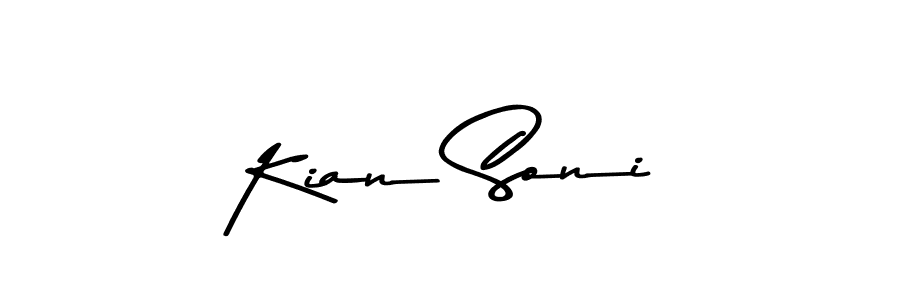 Similarly Asem Kandis PERSONAL USE is the best handwritten signature design. Signature creator online .You can use it as an online autograph creator for name Kian Soni. Kian Soni signature style 9 images and pictures png