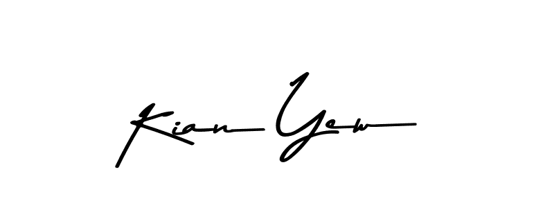 Create a beautiful signature design for name Kian Yew. With this signature (Asem Kandis PERSONAL USE) fonts, you can make a handwritten signature for free. Kian Yew signature style 9 images and pictures png