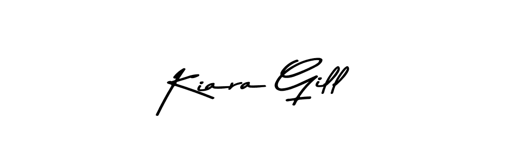 This is the best signature style for the Kiara Gill name. Also you like these signature font (Asem Kandis PERSONAL USE). Mix name signature. Kiara Gill signature style 9 images and pictures png