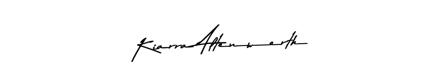 You should practise on your own different ways (Asem Kandis PERSONAL USE) to write your name (Kiarra Altenwerth) in signature. don't let someone else do it for you. Kiarra Altenwerth signature style 9 images and pictures png