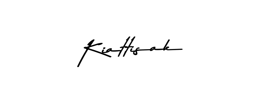 Make a beautiful signature design for name Kiattisak. With this signature (Asem Kandis PERSONAL USE) style, you can create a handwritten signature for free. Kiattisak signature style 9 images and pictures png