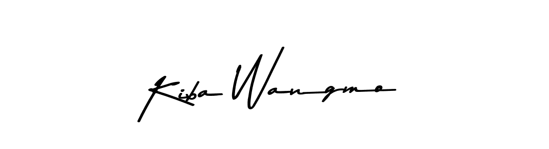 Also we have Kiba Wangmo name is the best signature style. Create professional handwritten signature collection using Asem Kandis PERSONAL USE autograph style. Kiba Wangmo signature style 9 images and pictures png