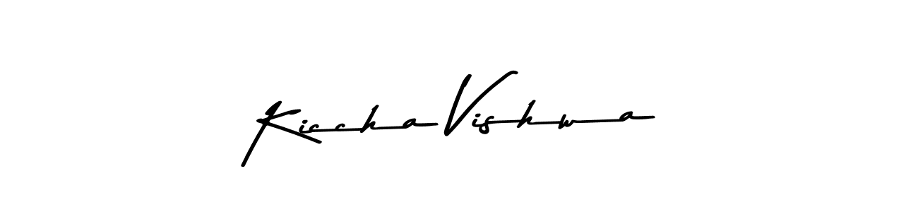 Once you've used our free online signature maker to create your best signature Asem Kandis PERSONAL USE style, it's time to enjoy all of the benefits that Kiccha Vishwa name signing documents. Kiccha Vishwa signature style 9 images and pictures png
