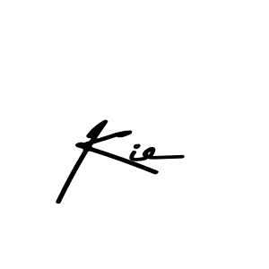 How to make Kie name signature. Use Asem Kandis PERSONAL USE style for creating short signs online. This is the latest handwritten sign. Kie signature style 9 images and pictures png
