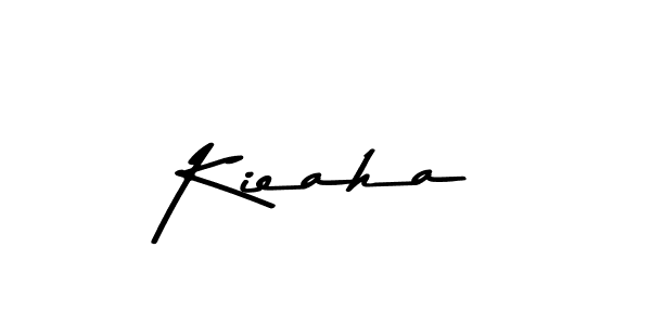 Use a signature maker to create a handwritten signature online. With this signature software, you can design (Asem Kandis PERSONAL USE) your own signature for name Kieaha. Kieaha signature style 9 images and pictures png