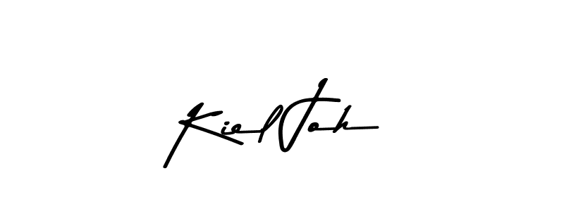 How to Draw Kiel Joh signature style? Asem Kandis PERSONAL USE is a latest design signature styles for name Kiel Joh. Kiel Joh signature style 9 images and pictures png