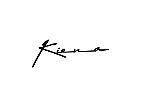 Kiena stylish signature style. Best Handwritten Sign (Asem Kandis PERSONAL USE) for my name. Handwritten Signature Collection Ideas for my name Kiena. Kiena signature style 9 images and pictures png