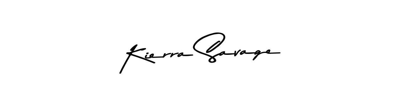 Kierra Savage stylish signature style. Best Handwritten Sign (Asem Kandis PERSONAL USE) for my name. Handwritten Signature Collection Ideas for my name Kierra Savage. Kierra Savage signature style 9 images and pictures png