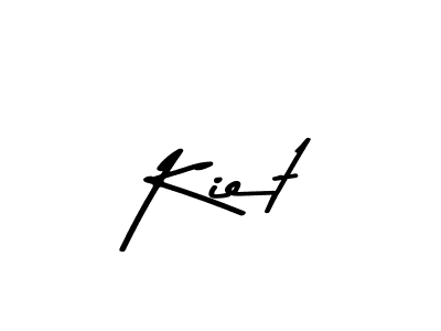 You should practise on your own different ways (Asem Kandis PERSONAL USE) to write your name (Kiet) in signature. don't let someone else do it for you. Kiet signature style 9 images and pictures png