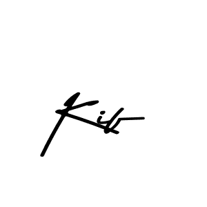 Make a beautiful signature design for name Kif. With this signature (Asem Kandis PERSONAL USE) style, you can create a handwritten signature for free. Kif signature style 9 images and pictures png