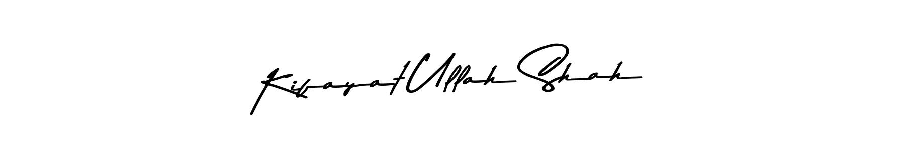 Make a beautiful signature design for name Kifayat Ullah Shah. With this signature (Asem Kandis PERSONAL USE) style, you can create a handwritten signature for free. Kifayat Ullah Shah signature style 9 images and pictures png