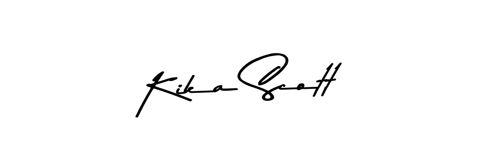 How to make Kika Scott signature? Asem Kandis PERSONAL USE is a professional autograph style. Create handwritten signature for Kika Scott name. Kika Scott signature style 9 images and pictures png