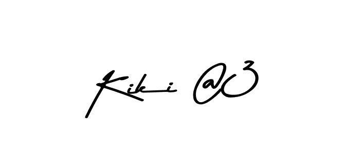 The best way (Asem Kandis PERSONAL USE) to make a short signature is to pick only two or three words in your name. The name Kiki @3 include a total of six letters. For converting this name. Kiki @3 signature style 9 images and pictures png